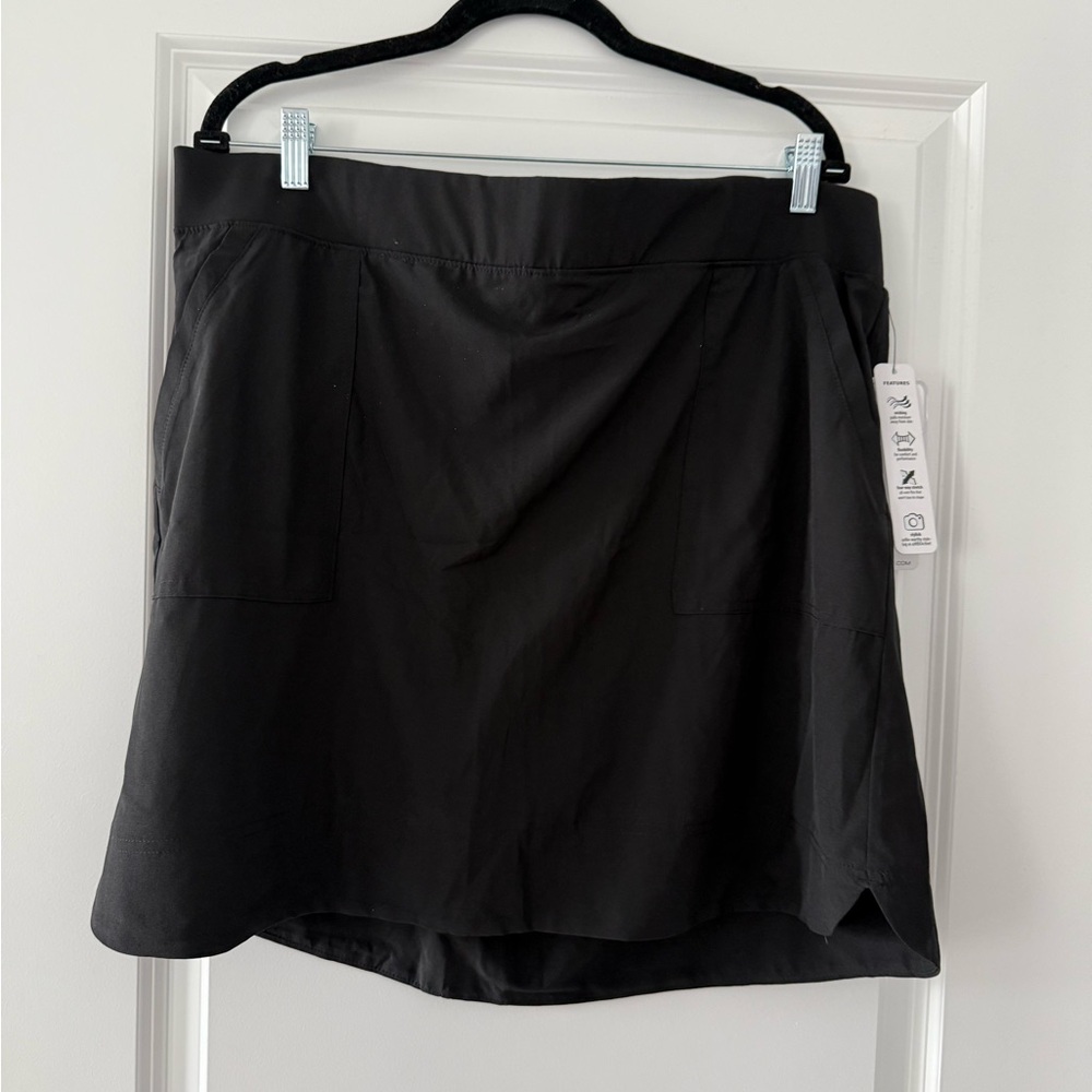 Classic Black Women’s Sports Skirt - Versatile Everyday Style